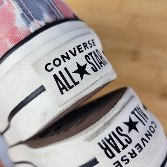 Womens Sz 8.5 Pink & White Converse CTAS Lift Ox Platform Sneakers - Picture 9 of 13